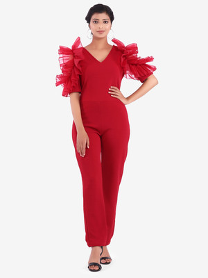 Kiwwibykirti Solid Women Jumpsuit