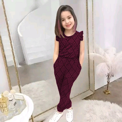 HouseOfCommon Chevron Baby Girls Jumpsuit