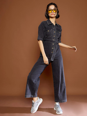 SASSAFRAS Solid Women Jumpsuit