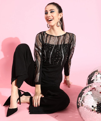 Miss Chase Solid Women Jumpsuit