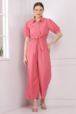 SR Collection Solid Women Jumpsuit