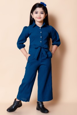 STYLE IQ Solid Girls Jumpsuit