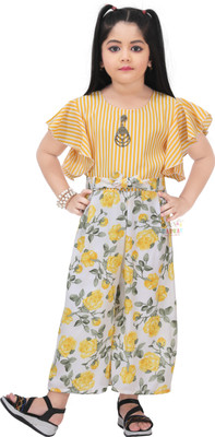 CUTE XII FASHION Floral Print Girls Jumpsuit