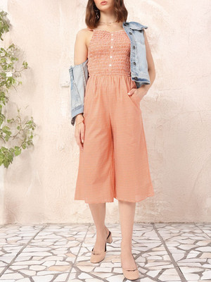 Dressberry Checkered Women Jumpsuit