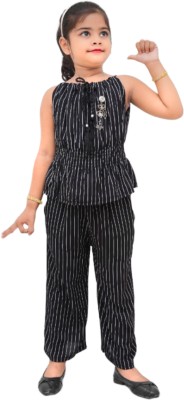 Al LIVE DRESSES Striped Girls Jumpsuit