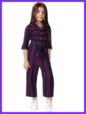 ranjana Chevron Girls Jumpsuit