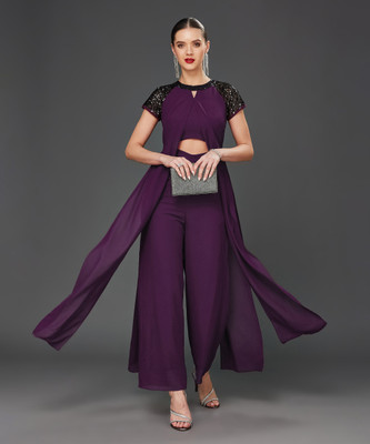 Miss Chase Self Design Women Jumpsuit