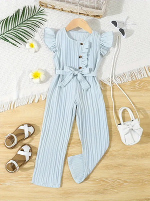 Gen Alfa Colorblock Girls Jumpsuit