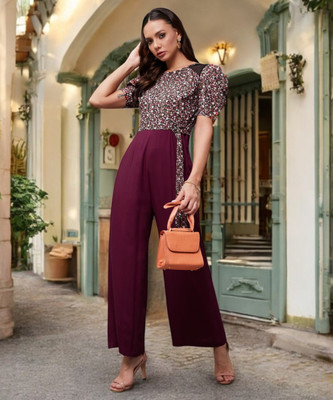 Miss Chase Printed Women Jumpsuit