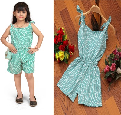 SELVIFAB Printed Girls Jumpsuit