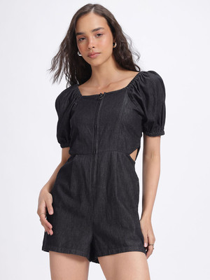 Glitchez Solid Women Jumpsuit