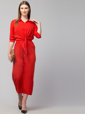 GLITO Solid Women Jumpsuit