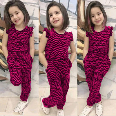 DENJIM FASHION Baby Girls Party(Festive) Top Pant(Rani)