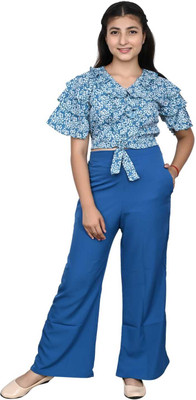 Oyesmarty Printed Girls Jumpsuit