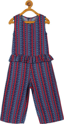 Plum Tree Solid Girls Jumpsuit