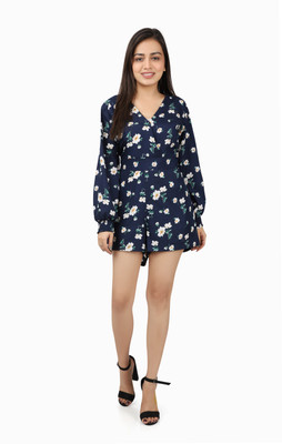 Leean Patterns Floral Print Women Jumpsuit