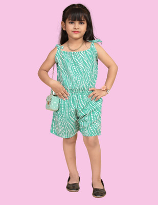 SELVIFAB Printed Girls Jumpsuit