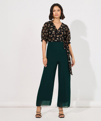 Miss Chase Floral Print Women Jumpsuit