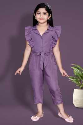 Paramount NX Solid Girls Jumpsuit