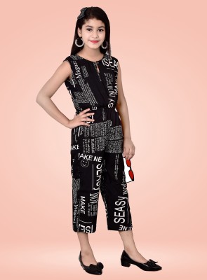 Miss & Chief Abstract Girls Jumpsuit