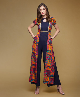 Miss Chase Printed Women Jumpsuit