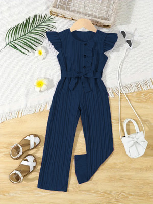 Gen Alfa Colorblock Girls Jumpsuit