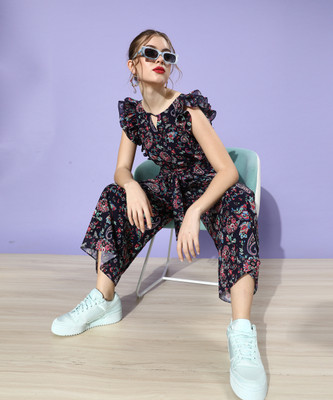 Miss Chase Printed Women Jumpsuit