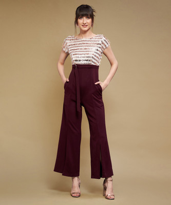 Miss Chase Embellished Women Jumpsuit