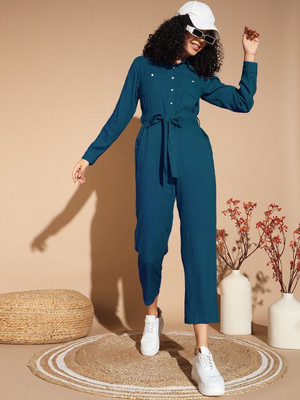 THE DRY STATE Solid Women Jumpsuit