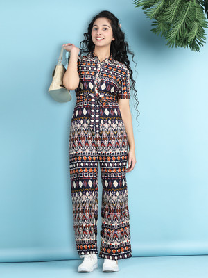 CUTIEKINS Printed Girls Jumpsuit