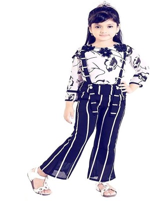 MAYSA FASHION'S Striped Girls Jumpsuit