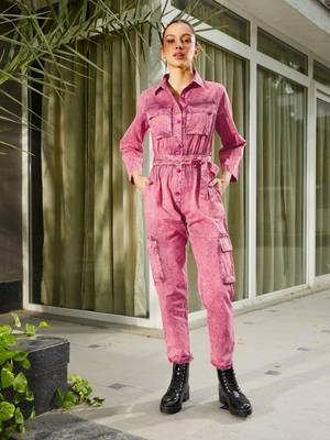 SASSAFRAS Self Design Women Jumpsuit Price History