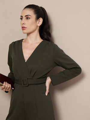 SASSAFRAS worklyf Solid Women Jumpsuit