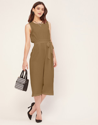 moomaya Solid Women Jumpsuit