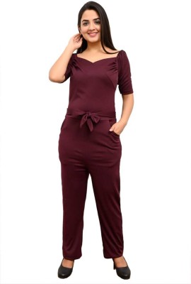 SS Dresses Solid Girls Jumpsuit