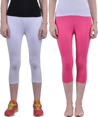 Dollar Missy Four-Way Stretchable Mid Calf Length Women Multicolor Capri