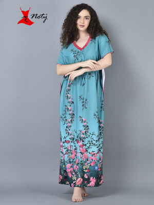 Noty Printed Polyester Blend Women Kaftan