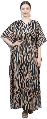 Tanzeel Collection Striped Polyester Women Kaftan