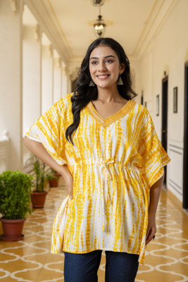 Lee Moda Printed Rayon Women Kaftan