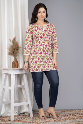 GHUMMAN SONAKSHI Casual Floral Print Women Multicolor Top