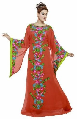 Mehreen Creation Embroidered Georgette Women Kaftan