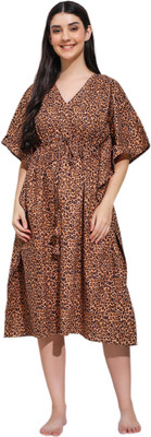 Ravaiyaa - Attitude Is Everything Printed Pure Cotton Women Kaftan