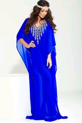 Mehreen Creation Embroidered Georgette Women Kaftan