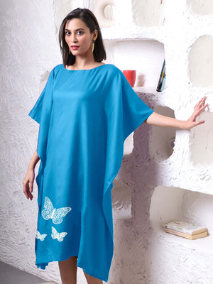 LetsDressUp Applique Rayon Women Kaftan