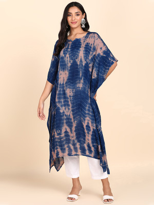 PinkTribe Printed Rayon Women Kaftan