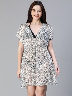 OXOLLOXO Printed Polyester Women Kaftan