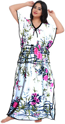 unlocked Women Nighty(Blue)