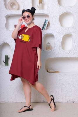 LetsDressUp Printed Rayon Women Kaftan