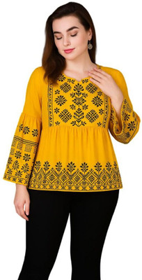 Bellavibe Printed Rayon Women Kaftan