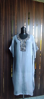 Dtfashion Embroidered Cotton Silk Girls Kaftan